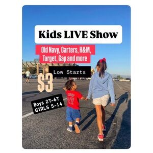 $3 starts ✨ Kids LIVE Unlisted Show💕Congrats!